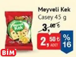 CASEY  MEYVELİ KEK